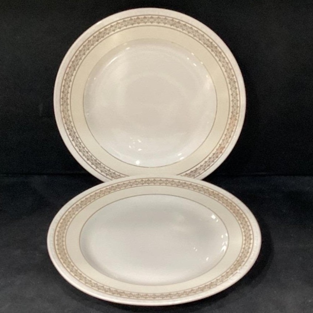 Homer Laughlin Georgian Eggshell G3332 Salad Plates Set of 2